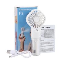 Handheld Portable Humidifier Fan USB Rechargeable Mini Water Spray Mist Fan For Home Outdoor Camping Cooling Fan Face Steamer balta