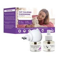 Plug In Cat Calming Diffuser Long-Lasting Pet Soothing Liquid Dog Calming Diffuser  For Cats Dogs UK Dat Style blue