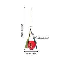 Handmade DIY Materials Red Decorative Hanging Piece Pomegranate Pendant  Festival Decoration raudona