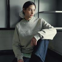 Bring My Things Flower Lace Logo Sweatshirt_Oatmeal Oatmeal/Free