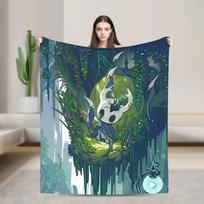 Hollow Knights Blanket Quality Super Soft Bedding Throws Spring Girls Boys Couch Chair Sofa Bed Pattern Bedspread Size: 75*100cm, Weight: 230 GSM