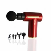 RAYZIQ Massage Gun for Pain Relief & Muscle Recovery | Deep Tissue Percussion Massager with Multiple Speed Levels & Massage Heads | Portable Handhe
