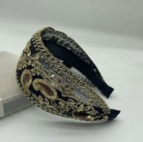 Women's Wide Lace Fabric Headband for Flyaways - Soft and Comfortable Hair Accessory One Size