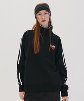 Golla Track Half Zip-Up Sweatshirts [Black] Black/M