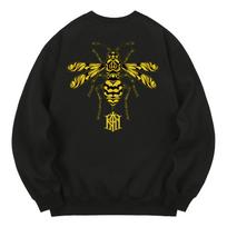 Khan 6312 Kmb0044 Bumblebee Fleece-Lined Sweatshirt - Black L