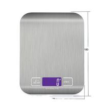 Mini Stainless Steel Electronic Kitchen Scale Smart Multifunction Digital With Battery Power Coffee Weight Measurement Promotion (Silver,1g&3 kg&95x100x19mm) sidabras