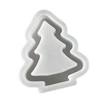 1/3 vnt. Kalėdinės eglutės silikoninė forma DIY rankų darbo tuščiavidurė Kalėdų eglutės dekoracija rankdarbių forma gipsui, cementui, epoksidinei dervai liejimo forma S