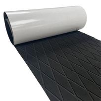 240*60cm Diamond Boat Flooring EVA Foam Deck Marine Mat Non-Slip Self-Adhesive Sheet Motorboat Kayak Jet Ski Garden Swimming full black