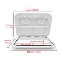 Marine Boat ABS Deck Access Hatch Cover For Yacht RV Watertight Anti-UV Non-Skid Inspection Hatch Cover Marine Acessories balta