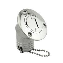 316 Stainless Steel 45 Degree Deck Filler Key Cap GAS DIESEL FUEL WASTE WATER 1.5  38mm Marine Boat Hardware Deck Filler Caps No Mark 38mm