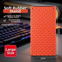 Foldable Adjustable Desk Stand Non-Slip Portable Phone Stand Desktop Tablet Holder  Desktop Use oranžinė