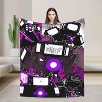 Titan Tv Man Of Multiverses Blanket Skibidi Toilet Speakerman Soft Warm Fashion Plush Throw Blanket Couch Bed Flannel Bed Cover Size: 75*100cm, Weight: 230 GSM