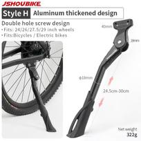 JSHOUBIKE Adjustable Bicycle Kickstand Aluminium Alloy MTB/Snow/Folding Bike/Electric Vehicle Bicycle Side Footrest 24-29 Inch Style H