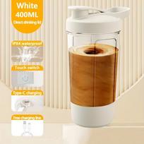 New 650ml USB Electric Portable Whey Protein Shaker bottle Fully Automatic Stirring Cup Rechargeable Gym BA Free Cocktail Blend ml