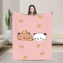 Bubu Dudu Blanket Quality Soft Warm Throw Blanket Winter Kids Couch Bed Fluffy Bedspread Size: 75*100cm, Weight: 230 GSM