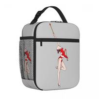 Bestselling Gymnast With Clubs Minimal Chic Bento Bag Daily Meal Prep Lunch Tote One Size