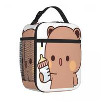 Bestselling Dudu Takes Care Of Bubu - Gives Milk For Bubu 3D Stereo Food Tote Bag Nursery Food Insulated Tote One Size