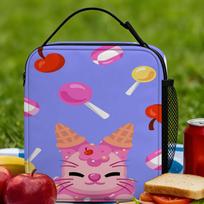 A-Adopts Me Lunch Bag  School Lunch Box For Women Kawaii Print Tote Food Bags Waterproof Portable Cooler Bag One Size