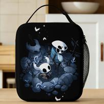 Hollow Knight Video Game Lunch Bag For Adult  Print Lunch Box Fun Picnic Cooler Bag Convenient Oxford Tote Food Bags One Size