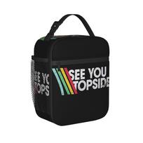 See You Topside Arc Raiders Thermal Insulated Lunch Bags for Picnic Reusable Food Container Bags Thermal Cooler Lunch Boxes One Size
