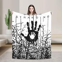 In the Forest Death Art Stranding Game Blankets Flannel All Season Super Warm Throw Blankets for Bedding Bedroom Bedding Throws Size: 75*100cm, Weight: 230 GSM