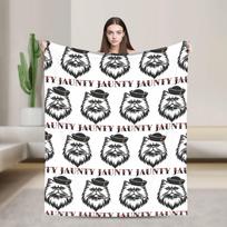 No Mongo Vintage 90s Blankets Flannel Spring Dungeon Crawler Carls Breathable Soft Throw Blanket for Bedding Couch Bedding Throw Size: 75*100cm, Weight: 230 GSM