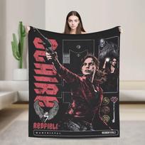 Silent Hill Game Warm Soft Blanket Airplane Travel Plush Throw Blanket Funny Outdoor Flannel Bedspread Sofa Bed Cover Size: 75*100cm, Weight: 230 GSM