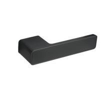 Zinc Zinc Zinc Alloy Interior Door Mute Lock Set Elegant Bedroom Handle Knob Panel Handle  Door Hardware black-square