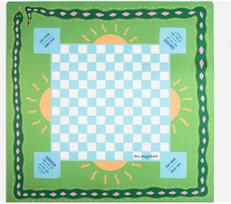 Mute Anti-Skid Luxury Mahjong Poker Playing Pad Secure Edge-Locked Rubber Bottom Wrinkle Resistant Washable Indoor 4-Player Game