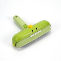 Reusable Cartoon Pet Hair Remover Roller Self Cleaning Built-in Fur Compartment Everyday ABS Material for Dogs Cats Furniture
