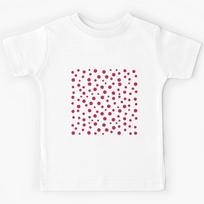 polka dots - viva magenta Kids T-Shirt 120