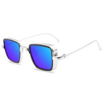 Gradient Retro Square Sunnies Indian Style Anti-UV Glasses Unisex Polarizing Lens Sunglasses  Women Style 5