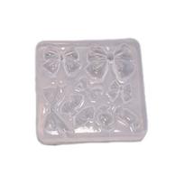 Bowknot Keychains DIY Epoxy Craft Necklace Keychain Jewelry Silicone Mold 1