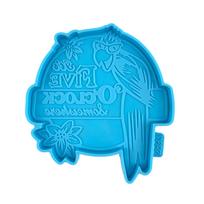 Epoxy Resin Mold Round Parrots Shape Coaster Casting Mould Versatile Cup Mat Silicone Molds for DIY Jewelry Crafting 1