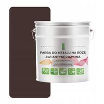 4-in-1 anti-rust paint for metal chocolate ral8017 and see zinc steel 5l satin