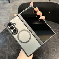 CHAOYIDIAN Case for Samsung Galaxy Z Fold 7 Translucent Hinge Folding Shockproof Magnetic Wireless Charging Cover Accessories Opp Bag&For Galaxy Z Fold4 juoda