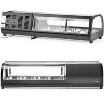 Witryna chłodnicza do sushi 4x gn 1/3 led 0-12 c 190 w
