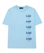 Pipilapin X-Fifi Heart Graphic Short Sleeve T-Shirt/Fm8Wts17F Blue One