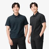 Pro World Cup Pwx New Arrival Q225-3323-24 Men'S Cooling Short Sleeve Collared Mesh Functional T-Shirt Golf Wear Outdoor Notation/105