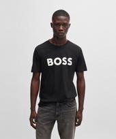 Boss Logo Short Sleeve T-Shirt Regular Fit 50481923_002 Black/L