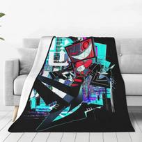Vox Hazbin Hotels Knitted Blankets Flannel Super Soft Throw Blankets for Car Sofa Couch Bed Rug Size: 75*100cm, Weight: 230 GSM