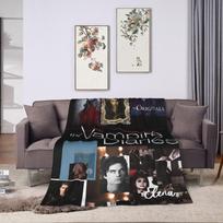 Vampire Diaries Chronicles Damon Salvatore Blankets Fleece Winter Multi-function Soft Throw Blanket Bed Couch Bedding Throws Size: 75*100cm, Weight: 230 GSM