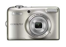 Nikon COOLPIX L32 Digital 5x Optical Camera, Silver, Zoom, 20.05 Megapixels, Battery-Powered (L32SL)
