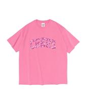 Cargo Bros For Woman Signature Pattern Logo Short Sleeve T-Shirt (Pink) S