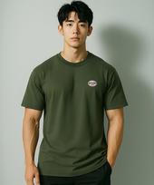 Jeneleolwogseu G-25-Ss-718 Printed Short Sleeve T-Shirt_Khaki Khaki/5Xl