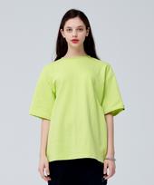 Moz Moz Oversized Double-Sided Short Sleeve T-Shirt_Lime 1