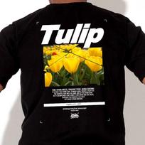 Doldol Loving-Flower_T_08 Loving Flower Spring Tulip Graphic Design T-Shirt Light Gray/L