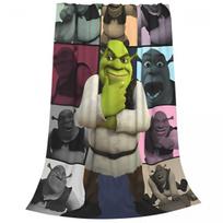 Shreks The Eras Tour Funny Flannel Blankets Awesome Throw Blanket for Home Quilt Size: 75*100cm, Weight: 230 GSM
