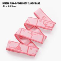 Multi-Section Elastic Yoga Resistance Bands Adult Child Dance Training Gym Home Pilates Exercise Pull Strap Belt Fitness Sport pink