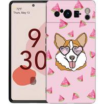 Cocker Spaniels Cartoons Dog Cute Phone Case For Google Pixel 8 7 6 Pro 6A 7A 5G Soft Silicone Shockproof TPU Black Cover Fundas Pixel 6